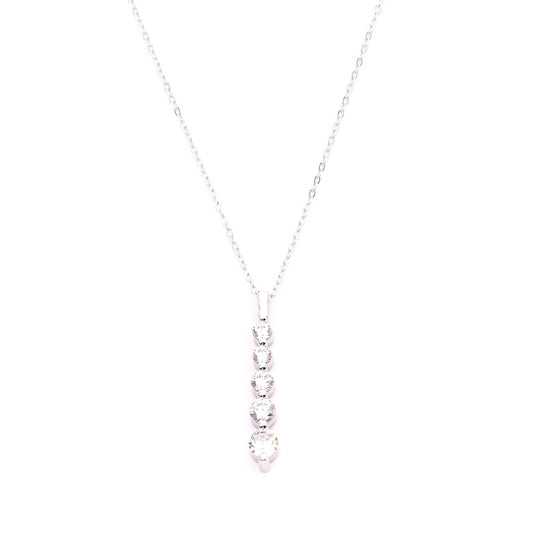 Colar Luxury Brilhantes em Prata 925 com Zircônias