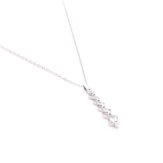 Colar Luxury Brilhantes em Prata 925 com Zircônias